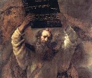 REMBRANDT Harmenszoon van Rijn Moses with the Tablets of the Law painting